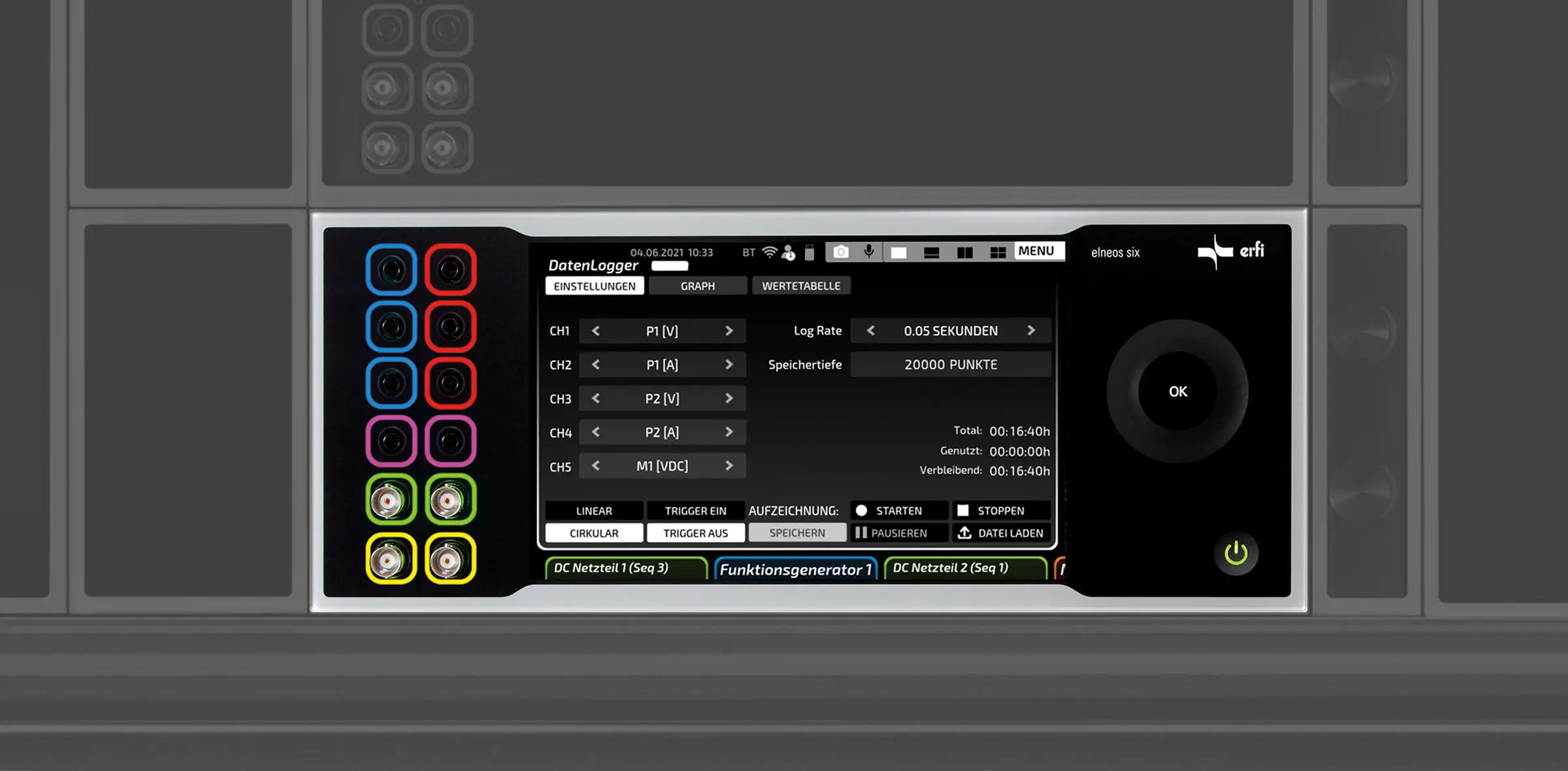 Slider-Datenlogger